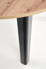 Halmar - Blagovaonski stol na razvlačenje Ringo - hrast/crna