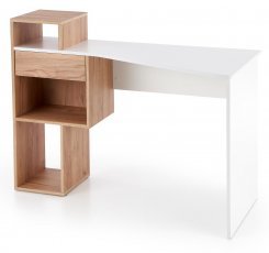 Halmar - Radni stol Conti - zlatni hrast/bijela