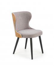 Stolica K452 - siva / prirodni hrast