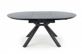 Halmar - Blagovaonski stol na razvlačenje Vertigo - crni mramor / crna