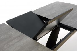 Halmar - Blagovaonski stol Vinston - tamnosiva, crna / crna