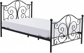 Krevet Panama - 120x200 cm - crni