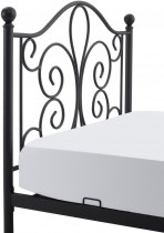 Halmar - Krevet Panama - 90x200 cm - crna