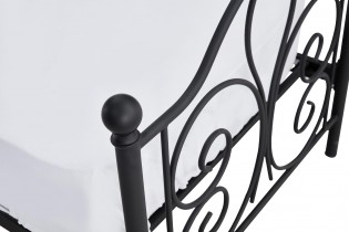 Halmar - Krevet Panama - 90x200 cm - crna