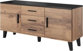TV element Lotta 150 - hrast/crna