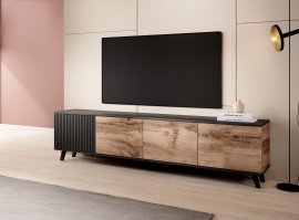 TV element Random RTV-3 - wotan hrast/crna