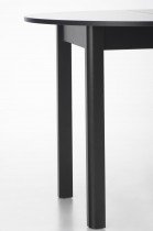 Halmar - Blagovaonski stol na razvlačenje Ringo 102/142 cm - crna