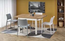 Halmar - Blagovaonski stol na razvlačenje Tiago 2 140/220 cm - hrast craft/bijela