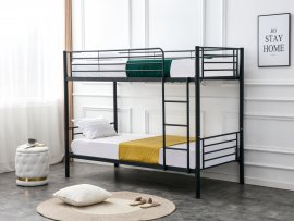 Krevet na kat Bunky 90x200 cm - crna