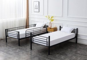 Halmar - Krevet na kat Bunky 90x200 cm - crna