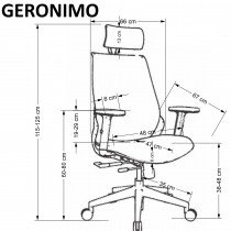 Halmar - Uredska stolica Geronimo