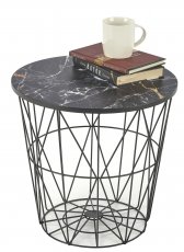 Stolić za dnevni boravak Harissa B - crna
