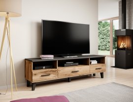 Halmar - TV element Lotta 180 cm - wotan hrast/crna