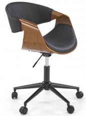 Uredska stolica Bilbo - crna/orah