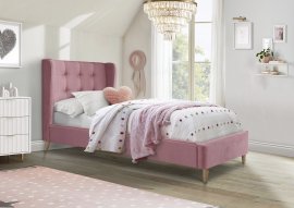 Krevet Estella 90x200 cm - roza