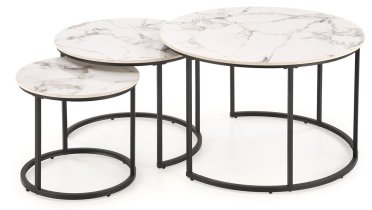 Halmar - Set od tri stolića Gilda