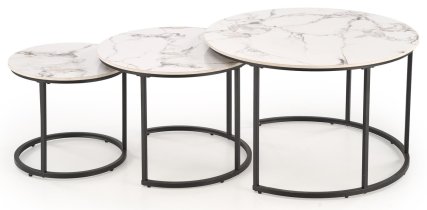 Halmar - Set od tri stolića Gilda