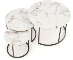 Halmar - Set od tri stolića Gilda