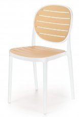 Halmar - Blagovaonska stolica K529 - bijela/nature