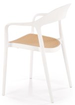 Halmar - Blagovaonska stolica K530 - bijela/nature