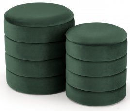 Set od dva taburea Pacho - zelena