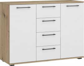 Komoda Flex KM-2 - artisan hrast/bijela