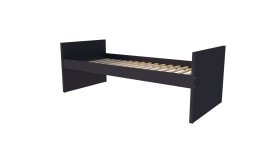 Krevet Verso - 90x200 cm - antracit
