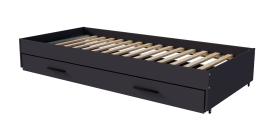 Krevet Verso F/1S - 90x200 cm - antracit