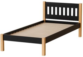 Krevet Gaja 90x200 cm -  crna/hrast