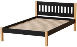 Krevet Gaja 120x200 cm - crna/hrast
