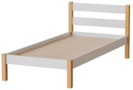 Krevet Inka 90x200 cm -  bijela/hrast