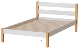 Krevet Inka 120x200 cm -  bijela/hrast