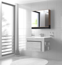 Kupaonski ormarić s ogledalom Duesa 80