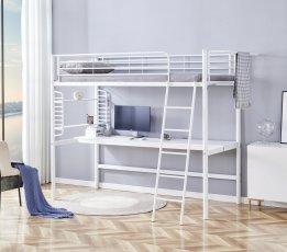 Krevet na kat s radnim stolom Dolce - 90x200 cm