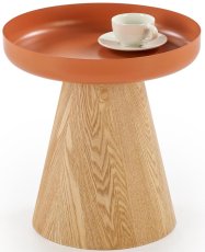 Stolić za dnevni boravak Gina - prirodni/cimet