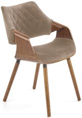 Blagovaonska stolica K396 - orah/bež