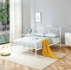 Krevet Panama - 140x200 cm - bijela