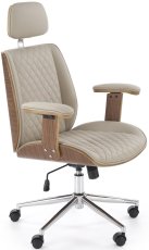 Menadžerska stolica Timber - orah/bež