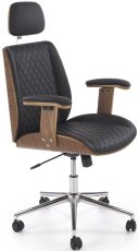 Managerska stolica Timber - orah/crna