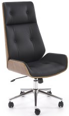 Managerska stolica Webster - orah/crna