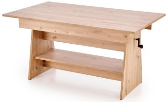 Halmar - Blagovaonski stol na razvlačenje Erika - 120-160 cm - artisan hrast