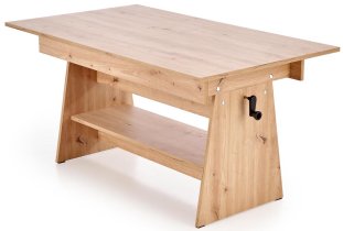 Halmar - Blagovaonski stol na razvlačenje Erika - 120-160 cm - artisan hrast