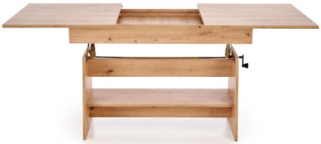 Halmar - Blagovaonski stol na razvlačenje Erika - 120-160 cm - artisan hrast