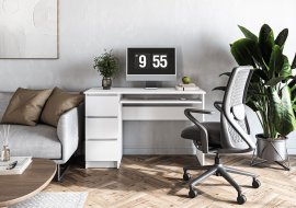 Radni stol Cino - bijela