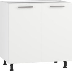 Donji element Vento D-80/82 - bijeli/bijeli mat