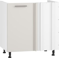 Donji kutni kuhinjski element za sudoper Vento DK-100/82 - bijeli/kašmir
