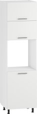 Visoki ormarić Vento DP-60/214 - bijeli/bijeli mat