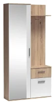 Halmar - Komplet za hodnik Lux - hrast sonoma/bijela