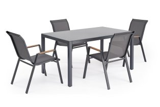 Halmar - Vrtna stolica Hover - siva/antracit