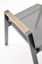 Halmar - Vrtna stolica Hover - siva/antracit
